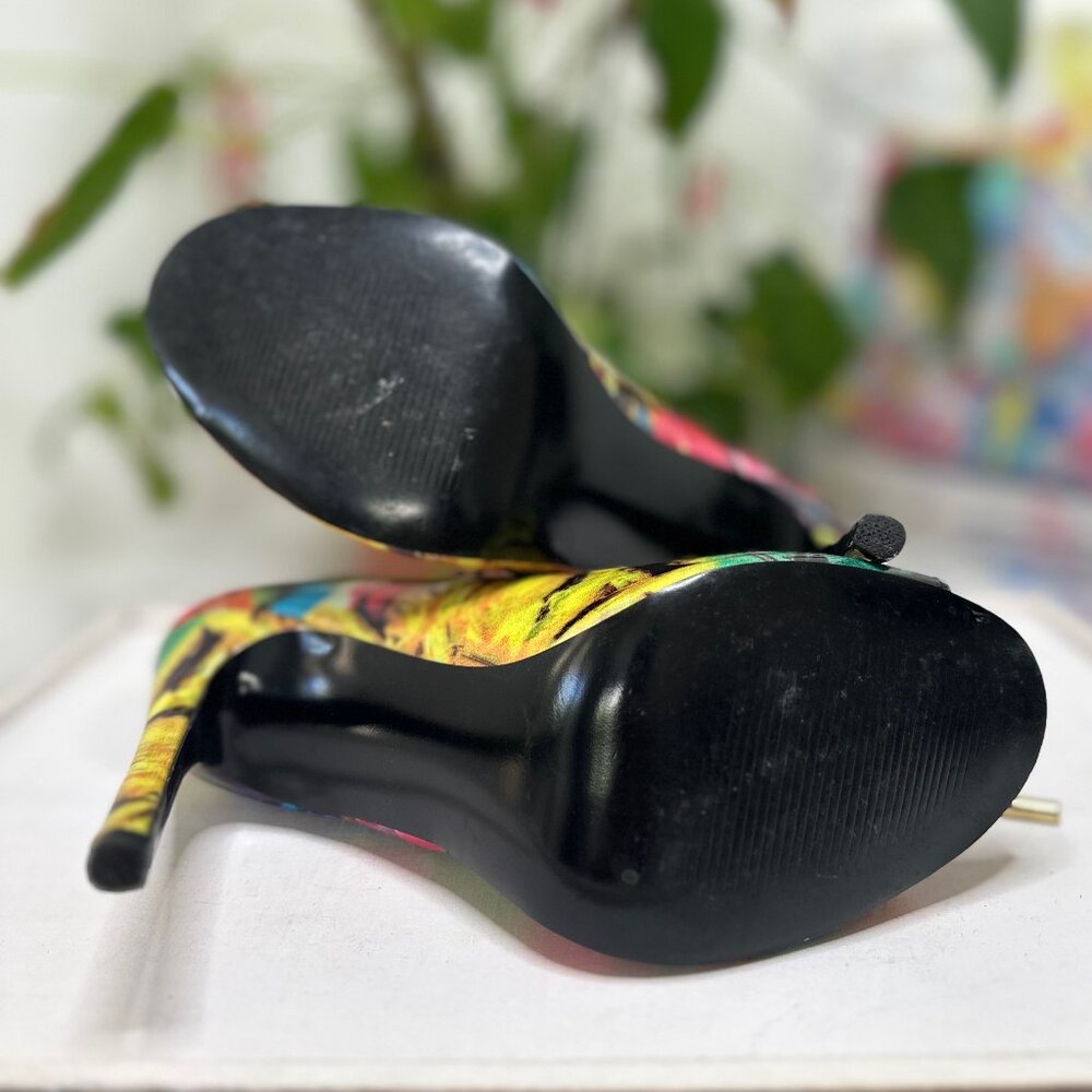 ๐จ Steve Madden Multicolor Lace-Up Heels ๐จ - Picture 5 of 7